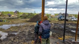 Заказать монтаж винтовых свай в Партизанск - цена под ключ с доставкой от 1828 шт
