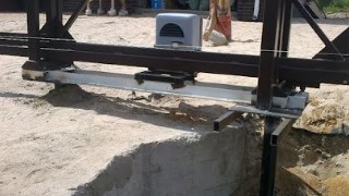 Купить сваи для ворот в Партизанск. Заказать ворота на сваях под ключ от 21320 руб